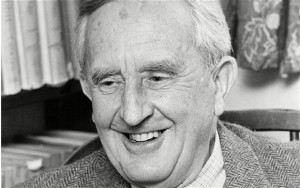 Un fotoritratto di J.R.R. Tolkien