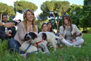 Giorgia Meloni al Parco d'Aguzzano