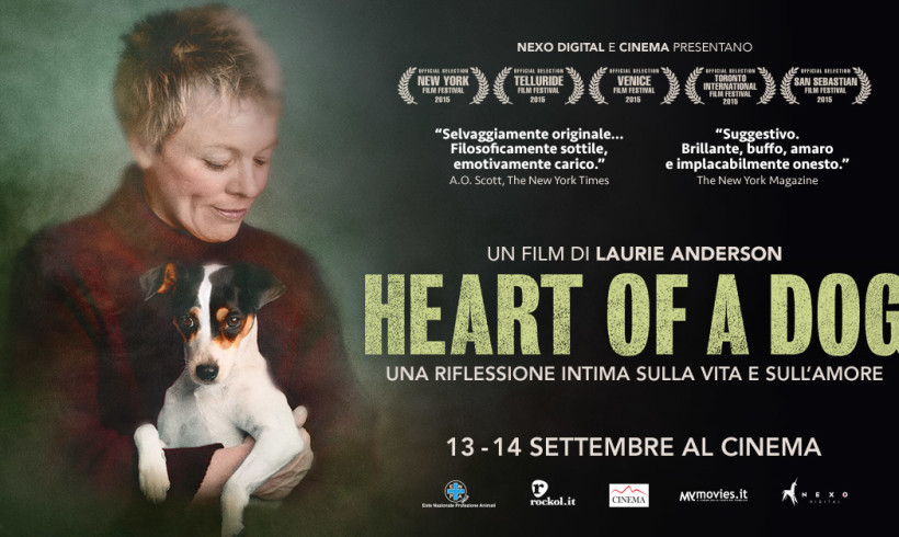 Laurie Anderson a Milano presenta il suo “Heart of a Dog”: e i cinema aprono ai quattro zampe