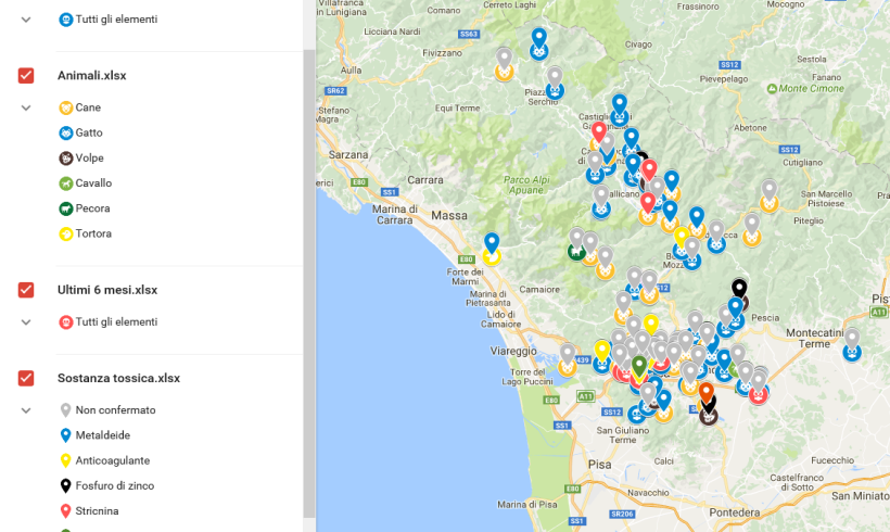 Avvelenamenti, a Lucca nasce l’osservatorio Asl con tanto di mappa digitale interattiva