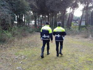 La polizia locale di Jesolo in pattugliamento